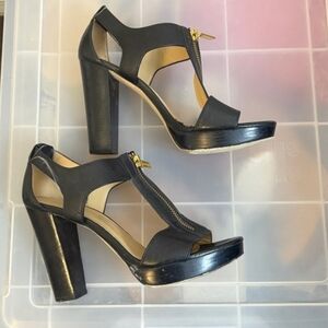 Michael Kors Black High Heel Sandals